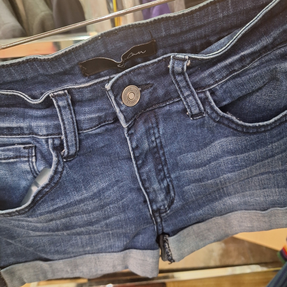 KanCan Indigo cuffed Denim Shorts